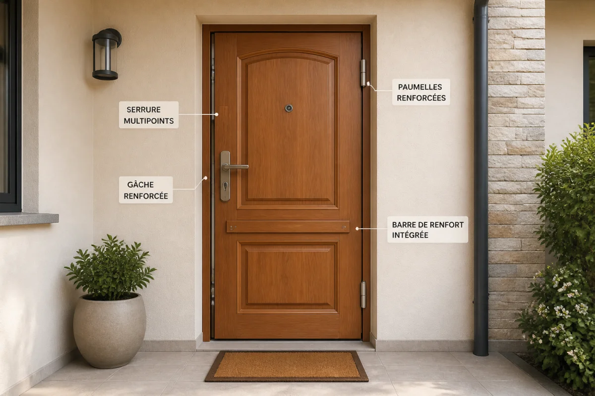 renforcement porte d'entrée