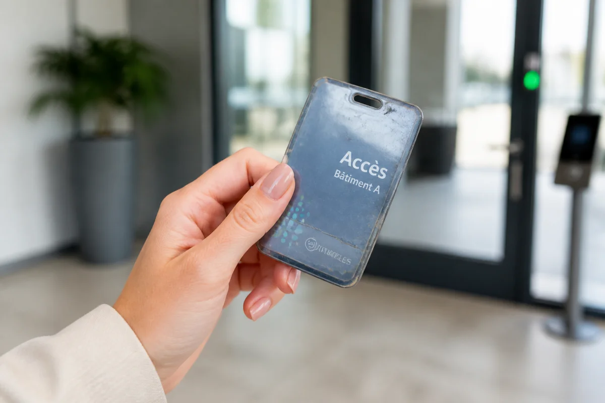 Badge d’accès défectueux et solutions pour retrouver l’entrée